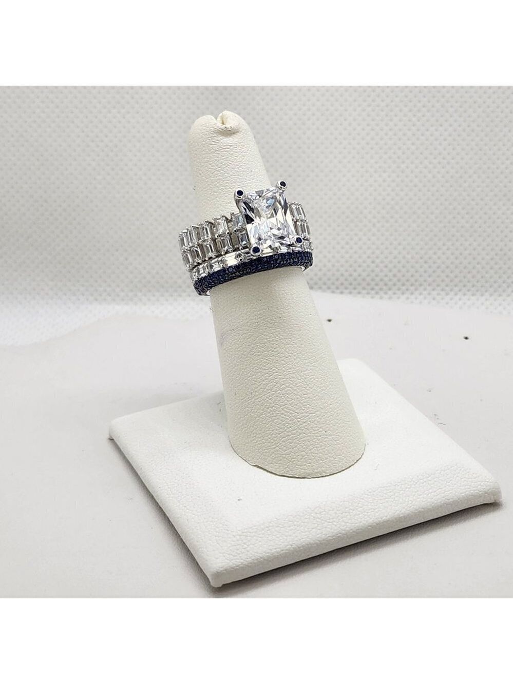 Brand New Sterling Silver 925 2 pcs Multi Gemstones Ring